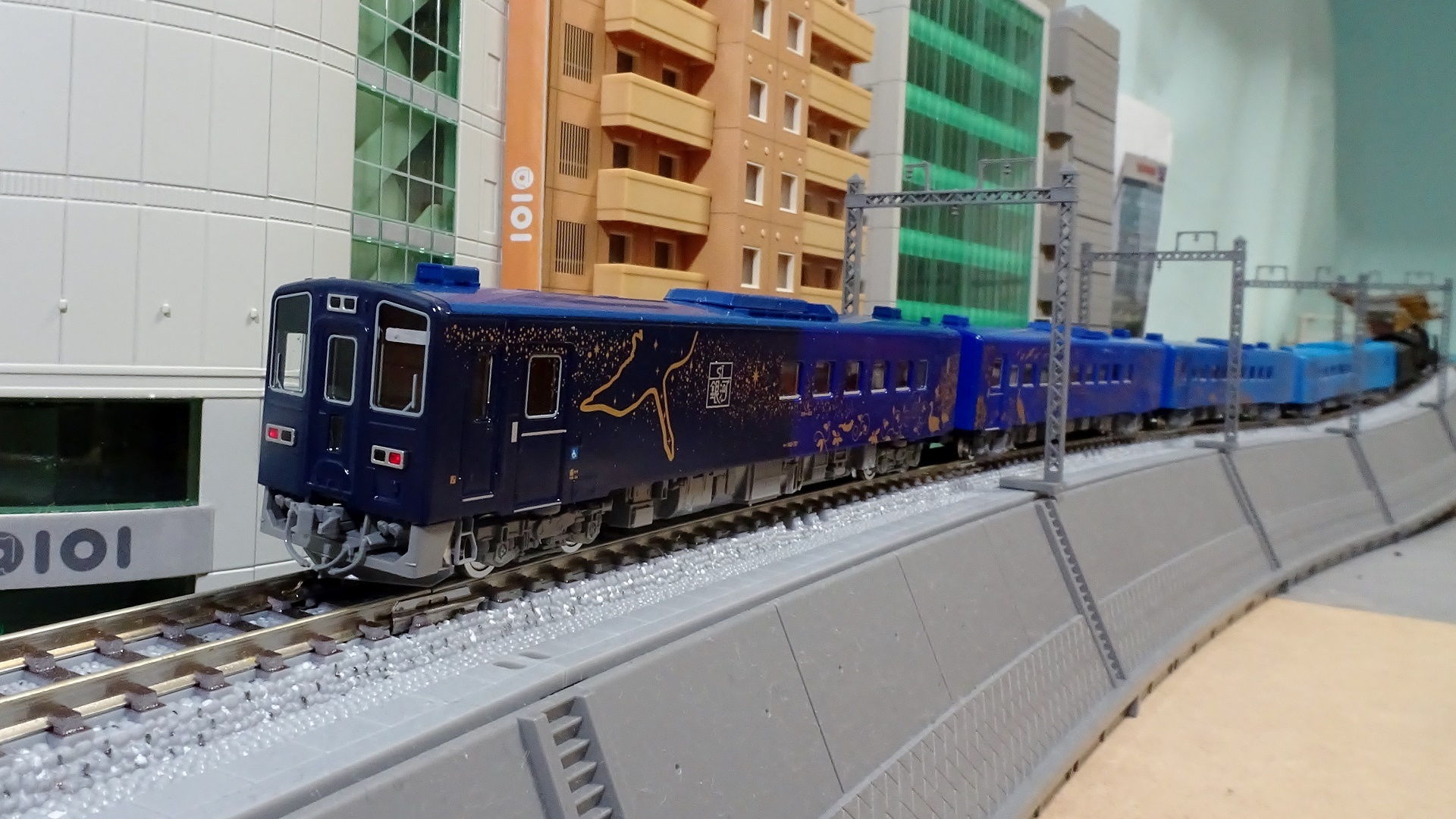 新車入線】C58 258号機＋キハ141系 SL銀河 - ビスタ模型鉄道