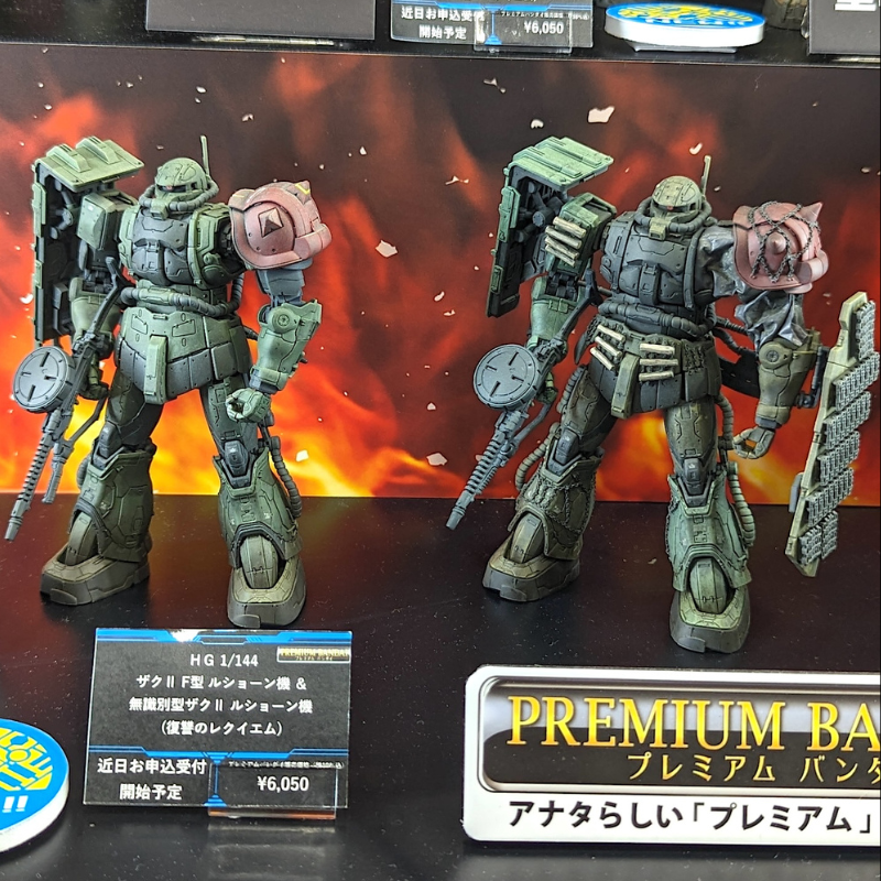 HG MS-06F ザクⅡ F型 ルショーン機 チャプス機 復讐 HG 1/144 ザクIIF