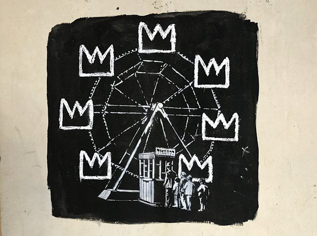 バンクシーとバスキアがコラボ!? 新作がバービカンに登場 | 英国