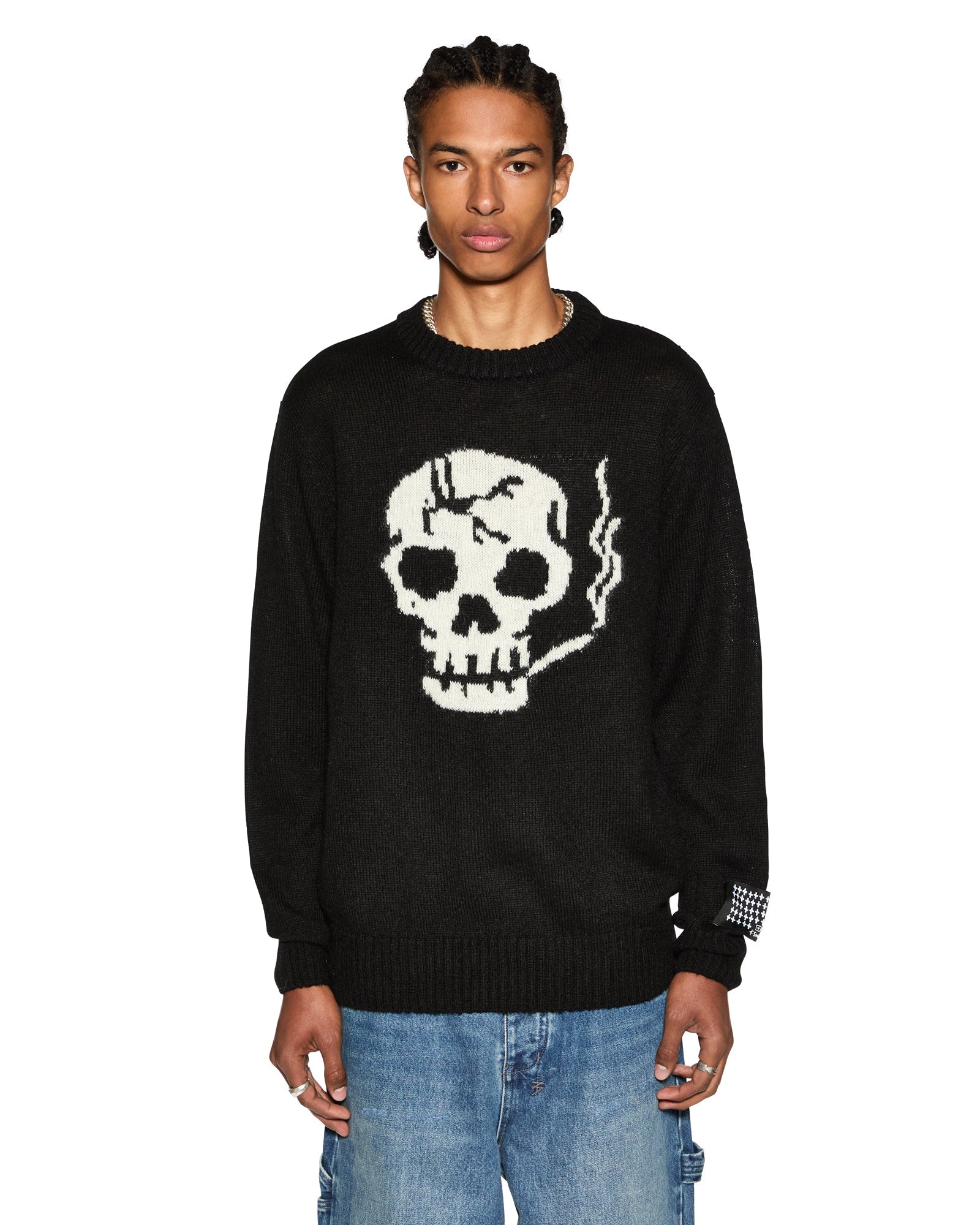 KSUBI DEAD KNIT CREW SWEATER – BLUE CITY NYC
