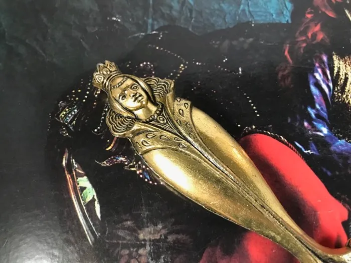 イタリア 60s 栓抜き ボトルオープナー 真鍮 クイーン ヴィンテージ