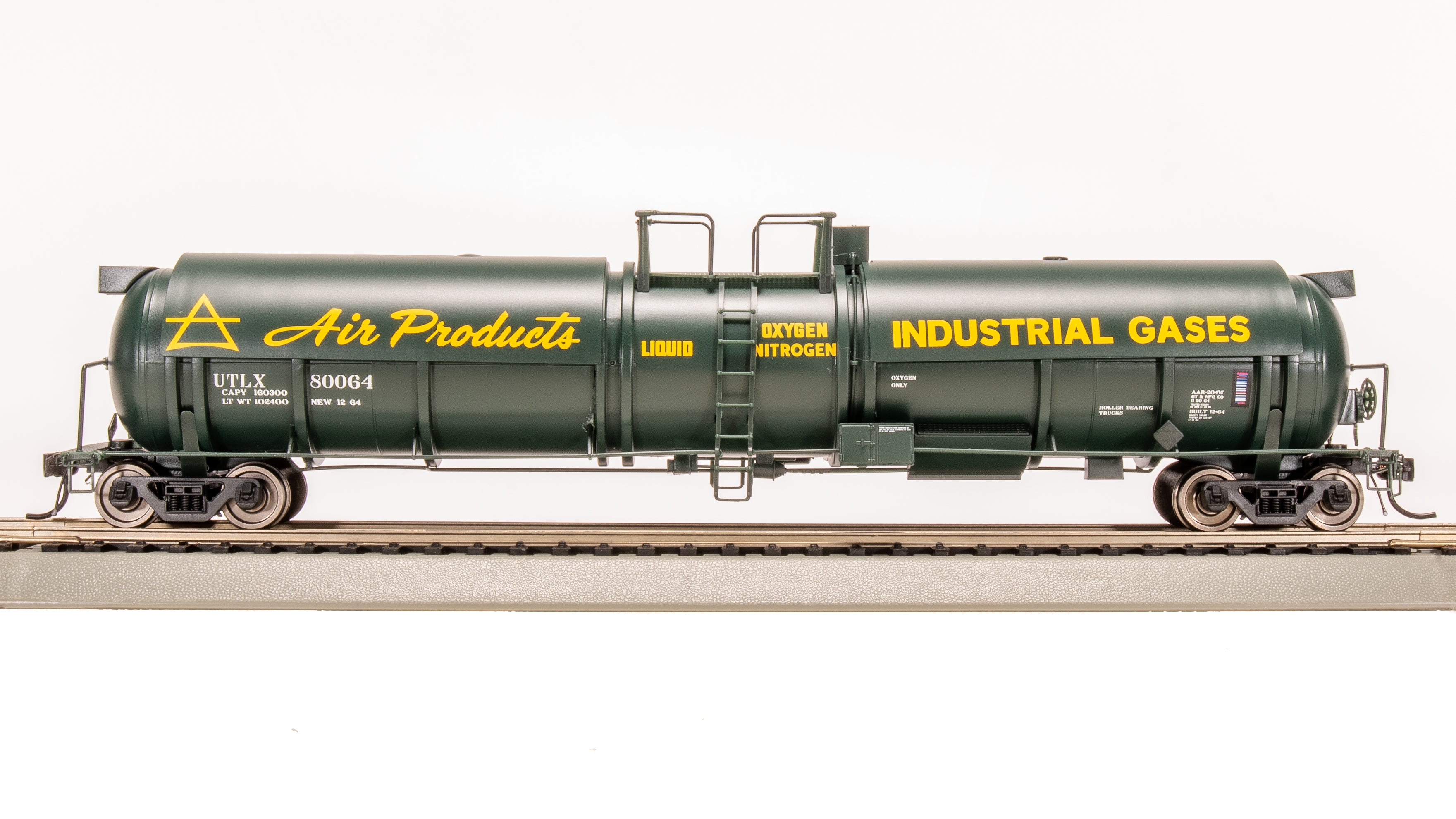 8040 Cryogenic Tank Car, Air Products, Single Car, HO
