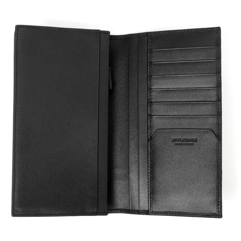Brandol / BVLGARI ブルガリ 長財布 レザー ブラック 36966