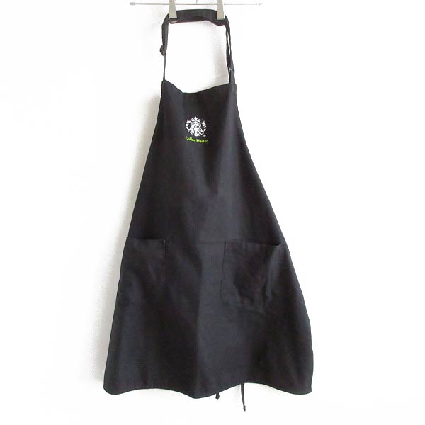 激レア 希少 美品 STARBUCKS COFFEE スターバックス ブラック エプロン