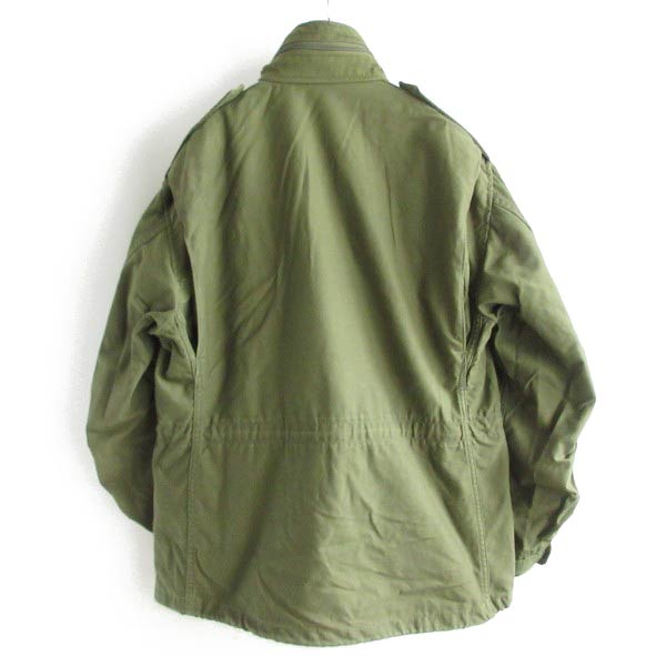 80s 実物 米軍 M-65 3rd 4th過渡期 フィールド ジャケット M-S ブラス