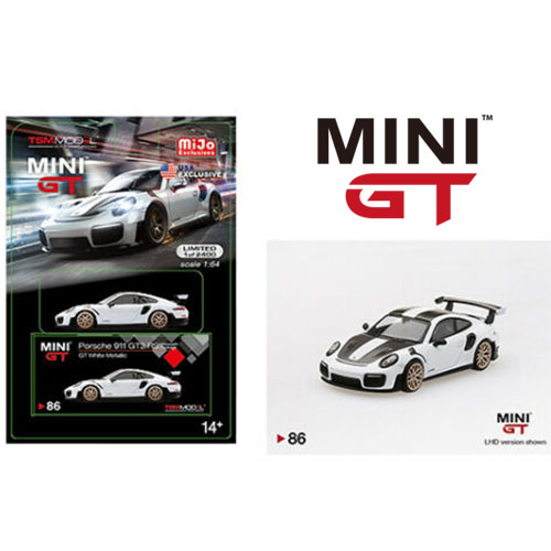 Mini GT MGT00086 USA Exclusive Porsche 911 GT2 RS 1:64 GT White