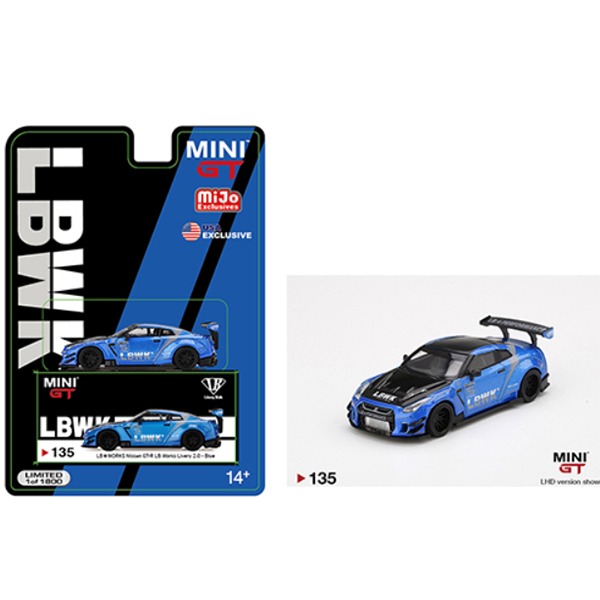 Mini GT MGT00135 USA Exclusive Liberty Walk LB Works Nissan