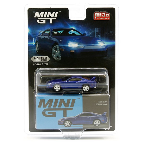 Mini GT MGT00211 Toyota Supra JZA80 1:64 Blue Pearl Metallic » BT