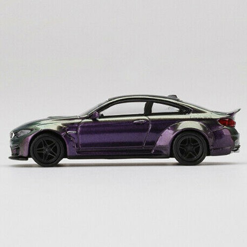 Mini GT MGT00228 LB Works LBWK Bmw M4 1:64 Purple Green Metallic