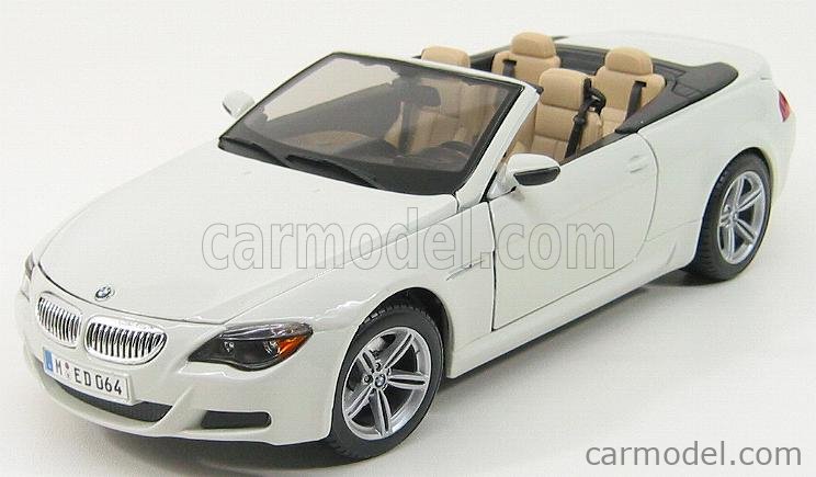 MAISTO 31145W Scale 1/18 | BMW 6-SERIES M6 CONVERTIBLE CABRIOLET