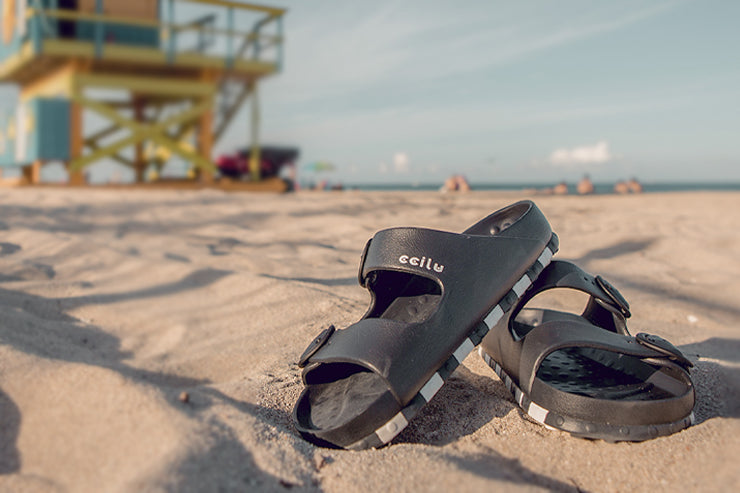 HORIZON CHECK SANDALS MEN – CCILU