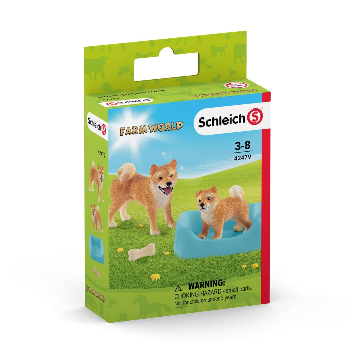 Shiba Inu mother and puppy 42479 | schleich