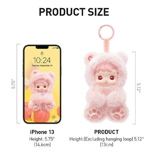 Pop Mart x HACIPUPU: Gummy Bear Series Plush Pendant Keychain