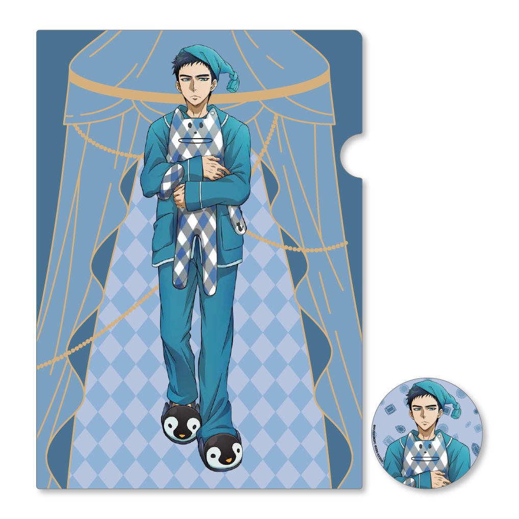 クリアファイル＆缶バッジセット／ジョーカー ver.（怪盗クイーンは