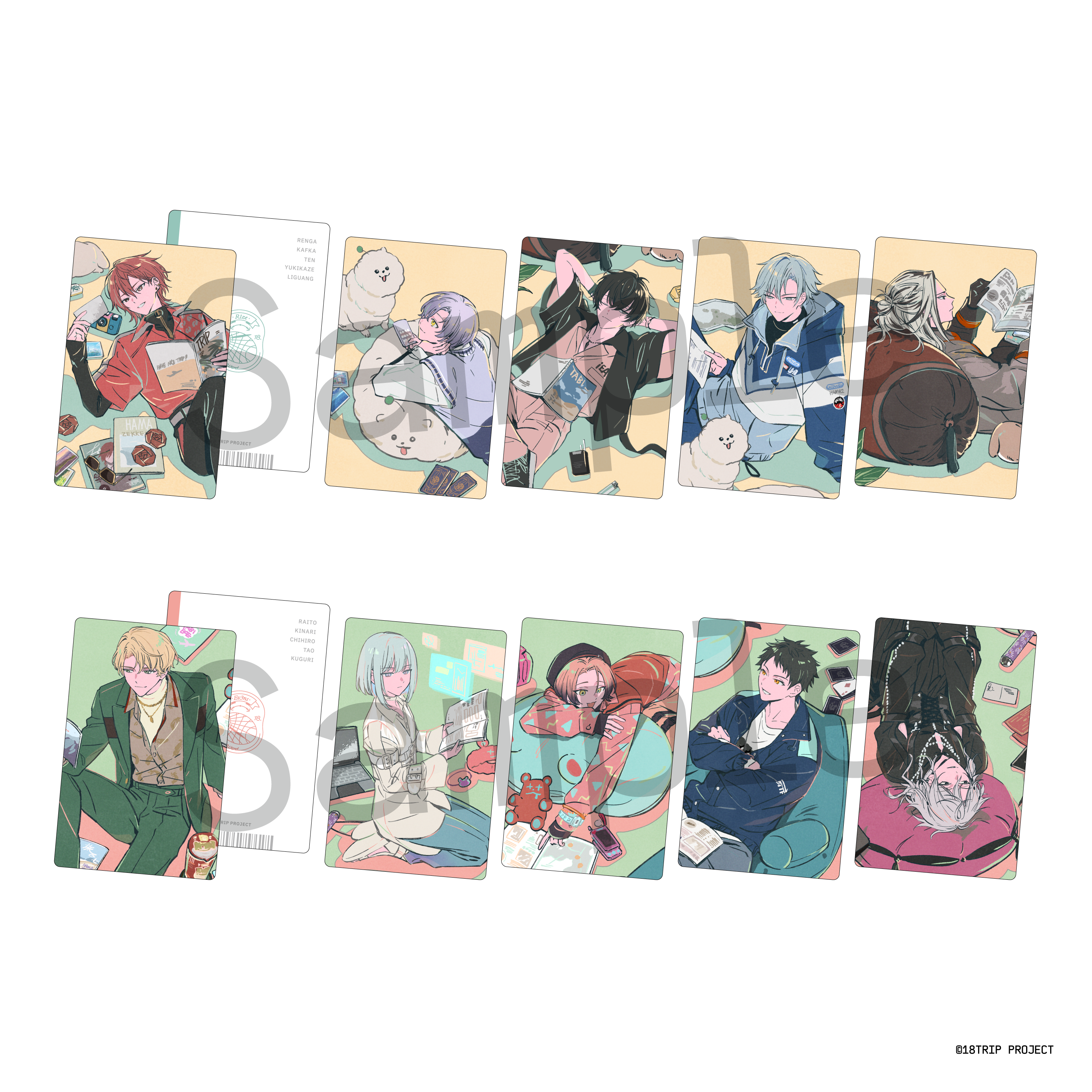 18TRIP HAMA Nice Trip トレーディングカード(R1ze・Ev3ns)【ランダム