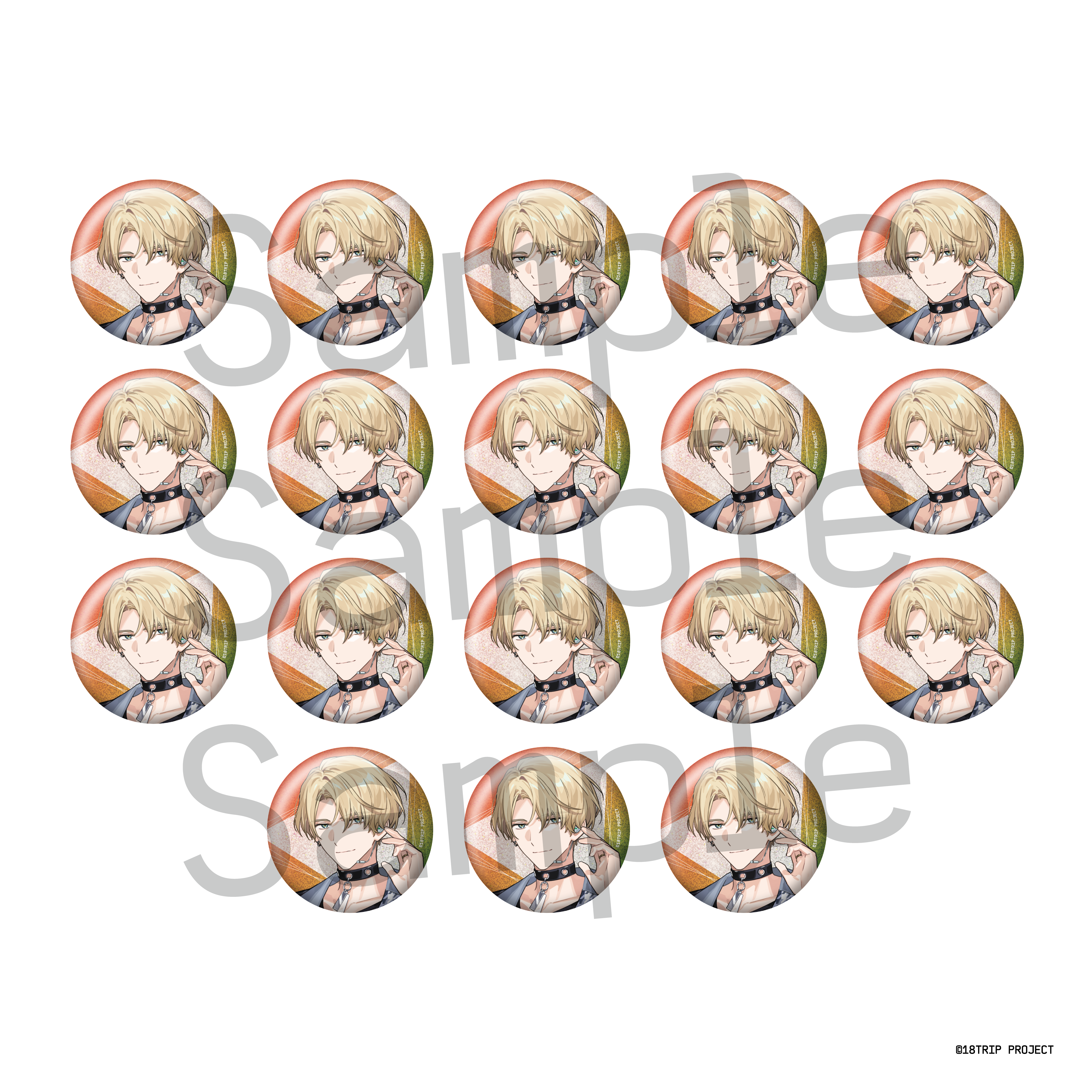 ラメ缶バッジ 18個セット（HAMAツアーズpresents “おもてなしライブ