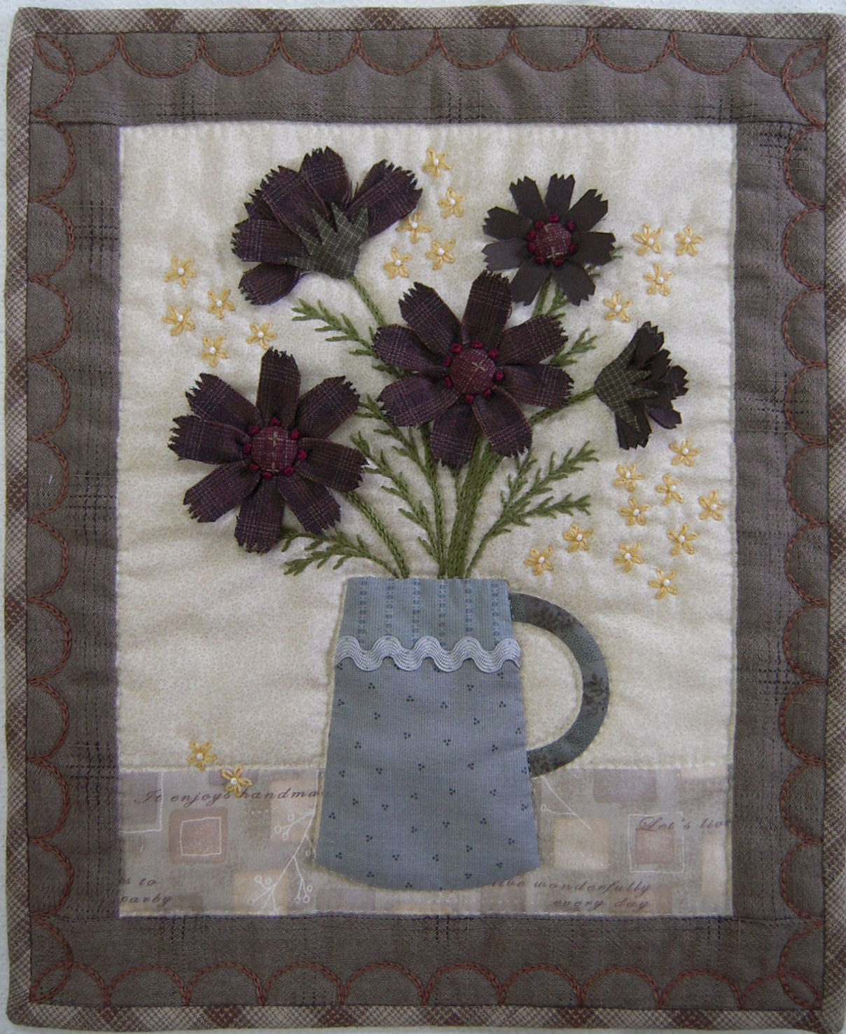 ☆半額セール☆花刺しゅうのタペストリー 商品詳細｜オリジナルパッチ