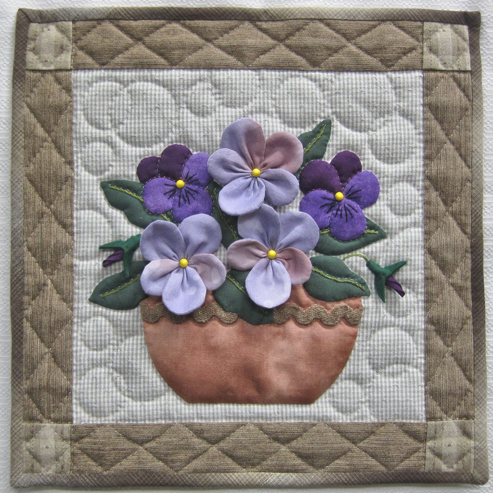 立体花のタペストリーシリーズ「パンジー」 商品詳細｜オリジナル