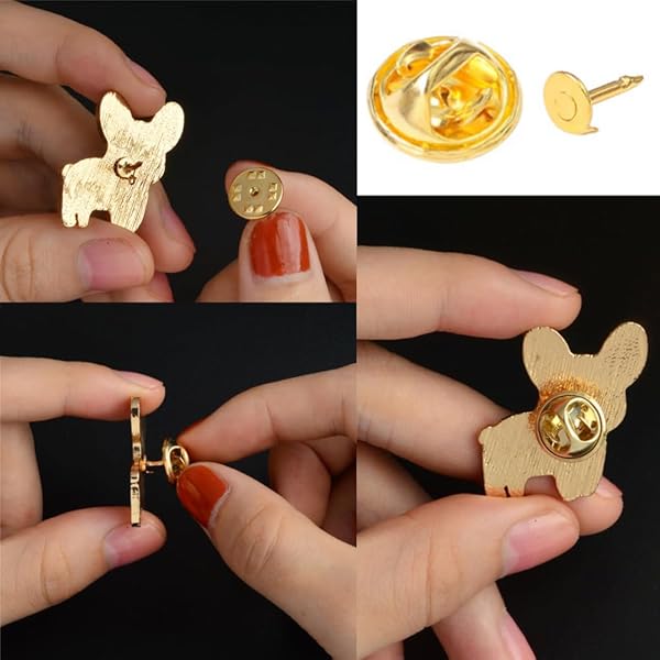 ヤマダモール | ピンバッジ 50セット 直径11mm ピンバッチ バタフライ