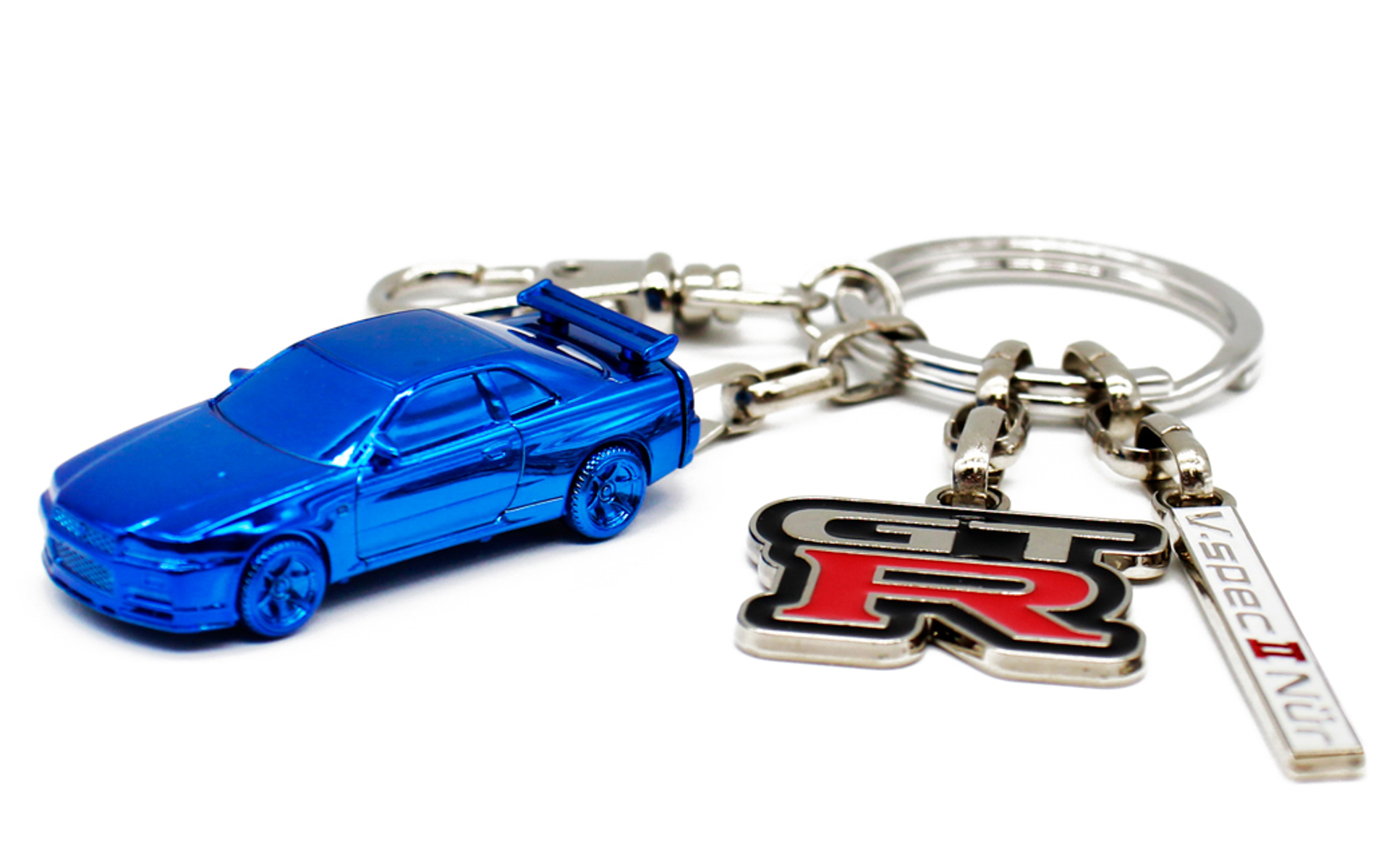 日産「スカイラインGT-R（BNR34）」をモチーフにした「メタルキー