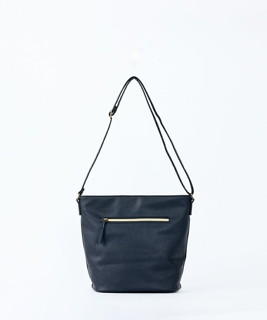 ショルダーバッグ/スモーキーシボフェイクレザー | ショルダーバッグ