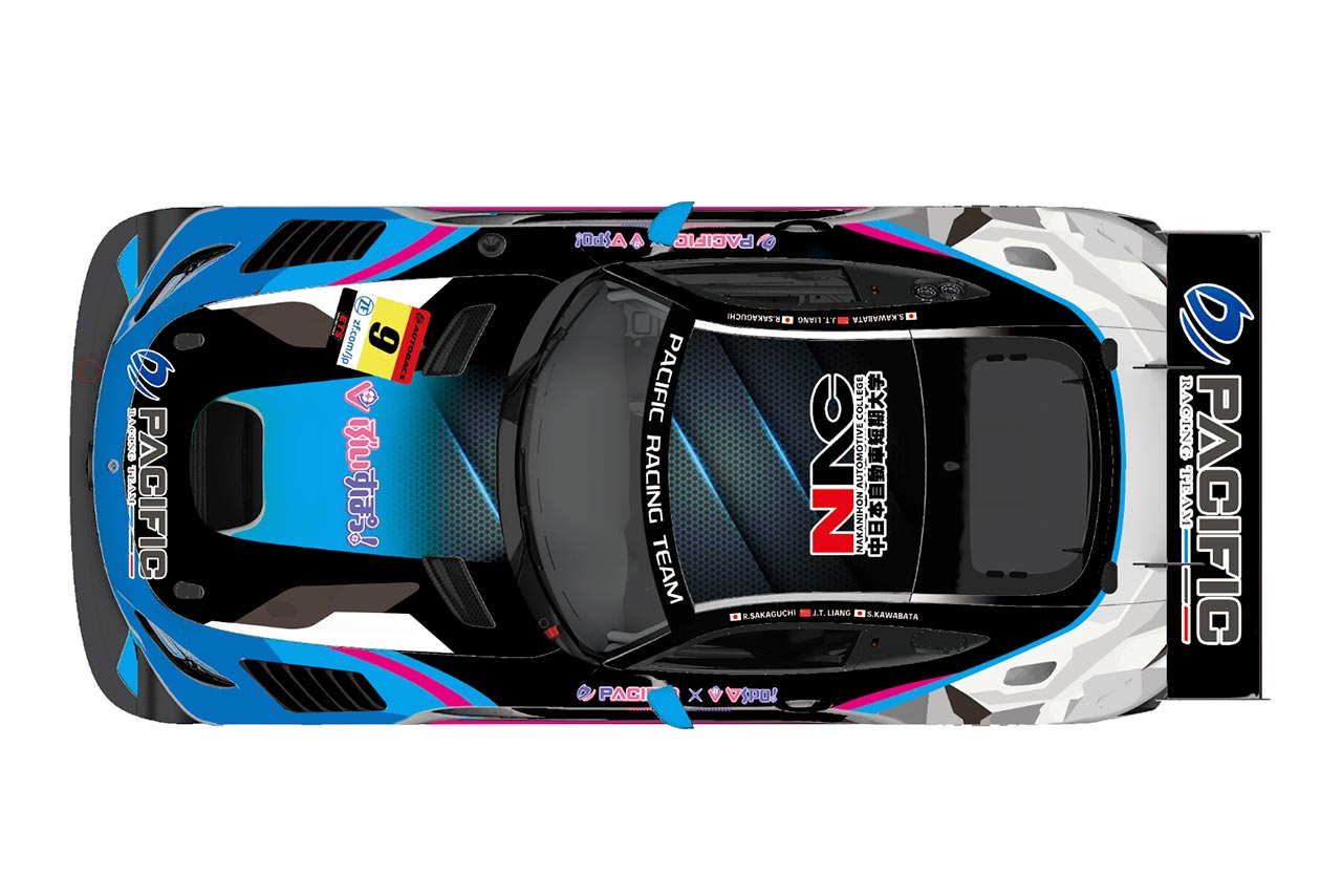 PACIFIC RACING TEAM、『ぶいすぽっ！』6名の起用タレントとマシン