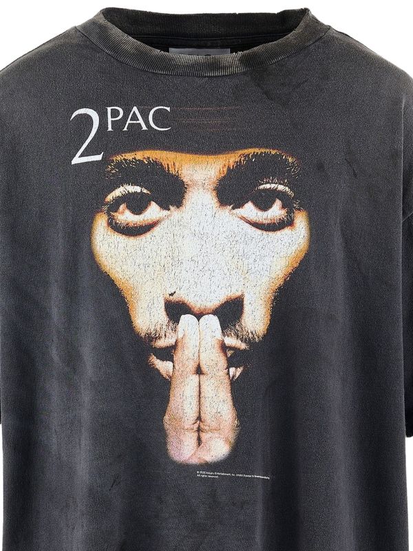 SAINT MXXXXXX 2Pac T-shirt | Black | FARFETCH