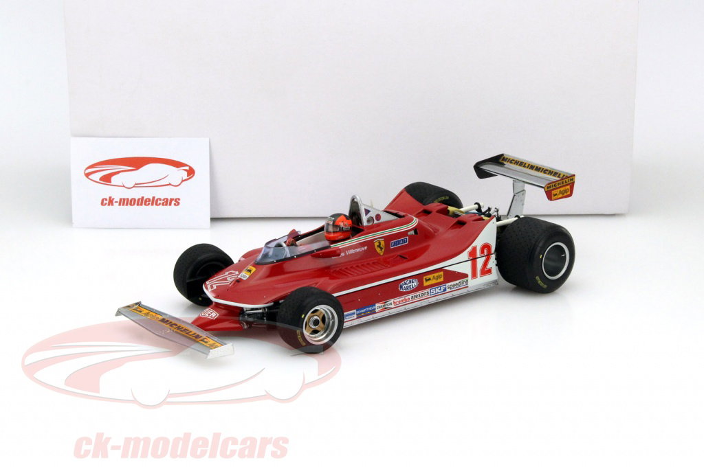 Exoto 1:18 Gilles Villeneuve Ferrari 312T4 #12 フォーミュラ 1 1979
