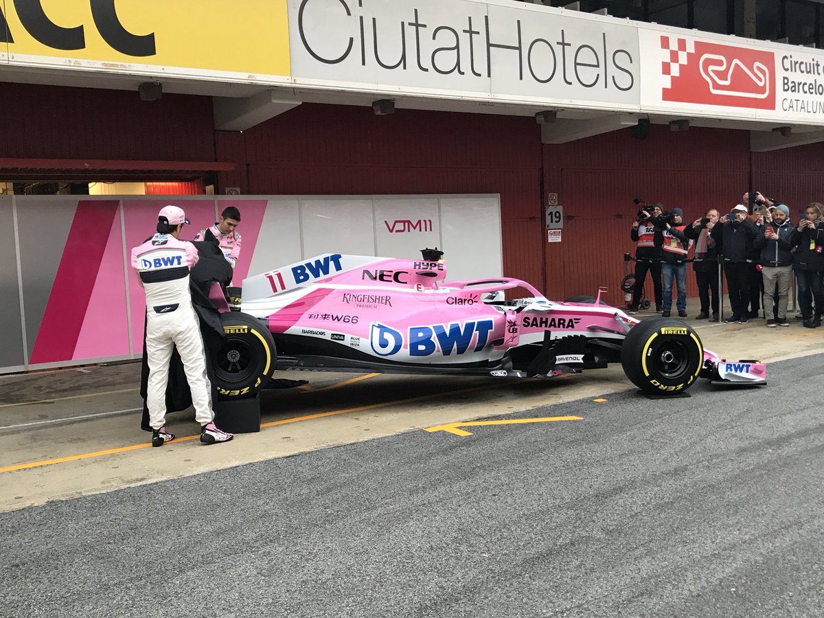 Force India final F1 team to reveal 2018 car | Crash.net