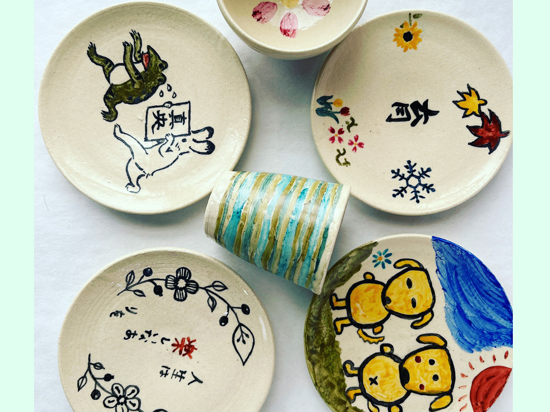 ファミリープラン】やり直しができる気軽な陶器絵付け体験！/陶