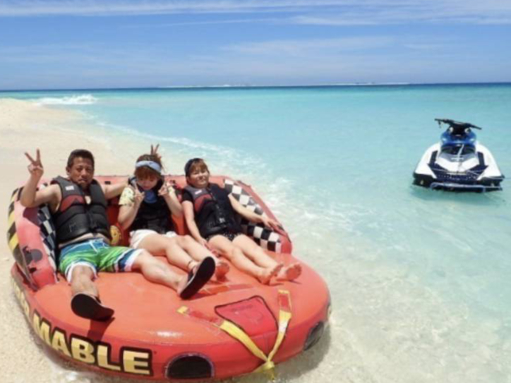 北部・名護】格安!!⑦種類マリンスポーツ遊び放題2時間&ビーチでBBQ