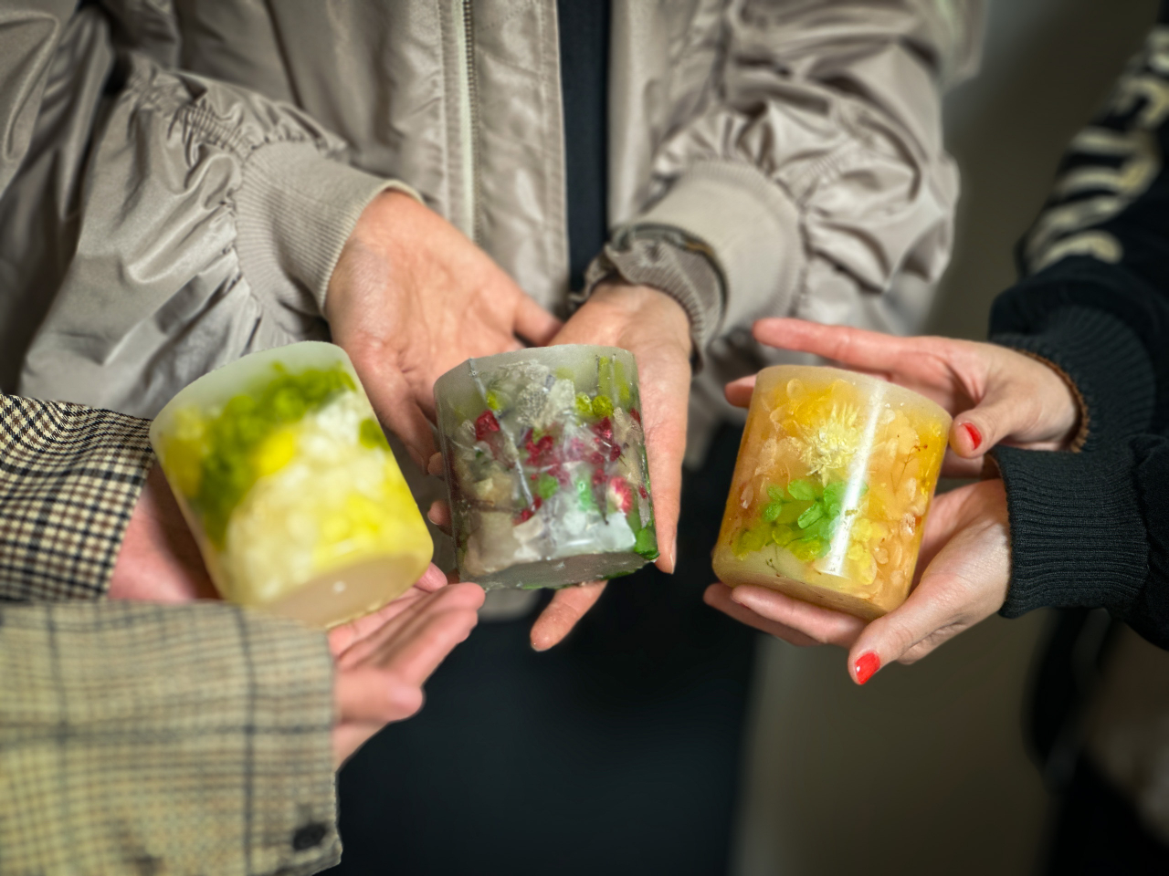 お好みのお花と香りで！ボタニカルキャンドル制作】プレゼントにも