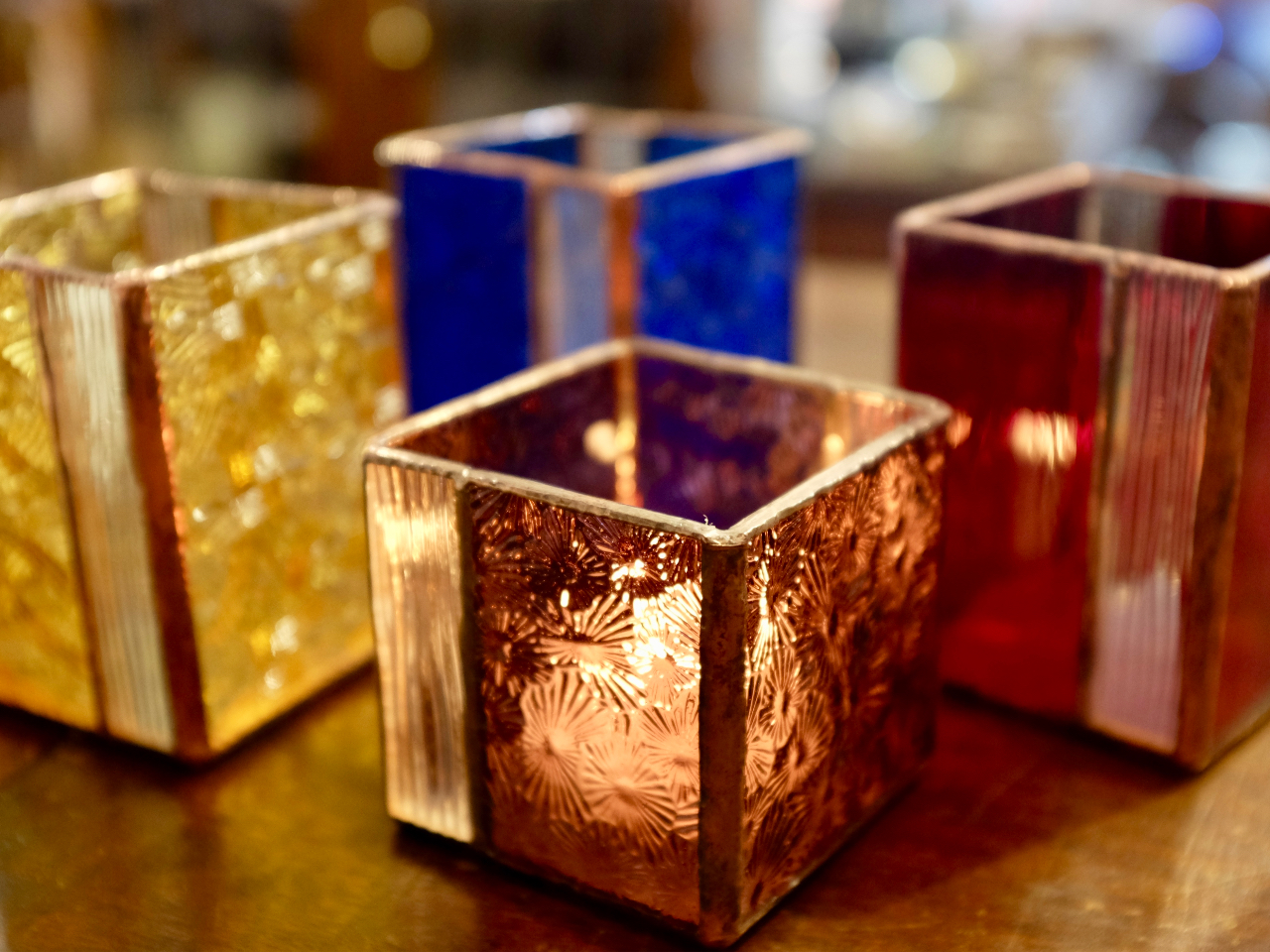 ステンドグラス＞【神奈川×ガラス細工作り♪】オーナメント