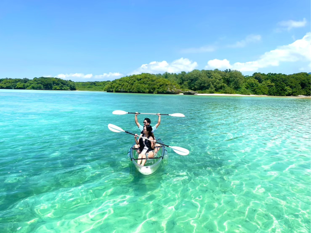 石垣島/1日貸切】絶景スポット巡り！川平湾クリアカヤックorクリア