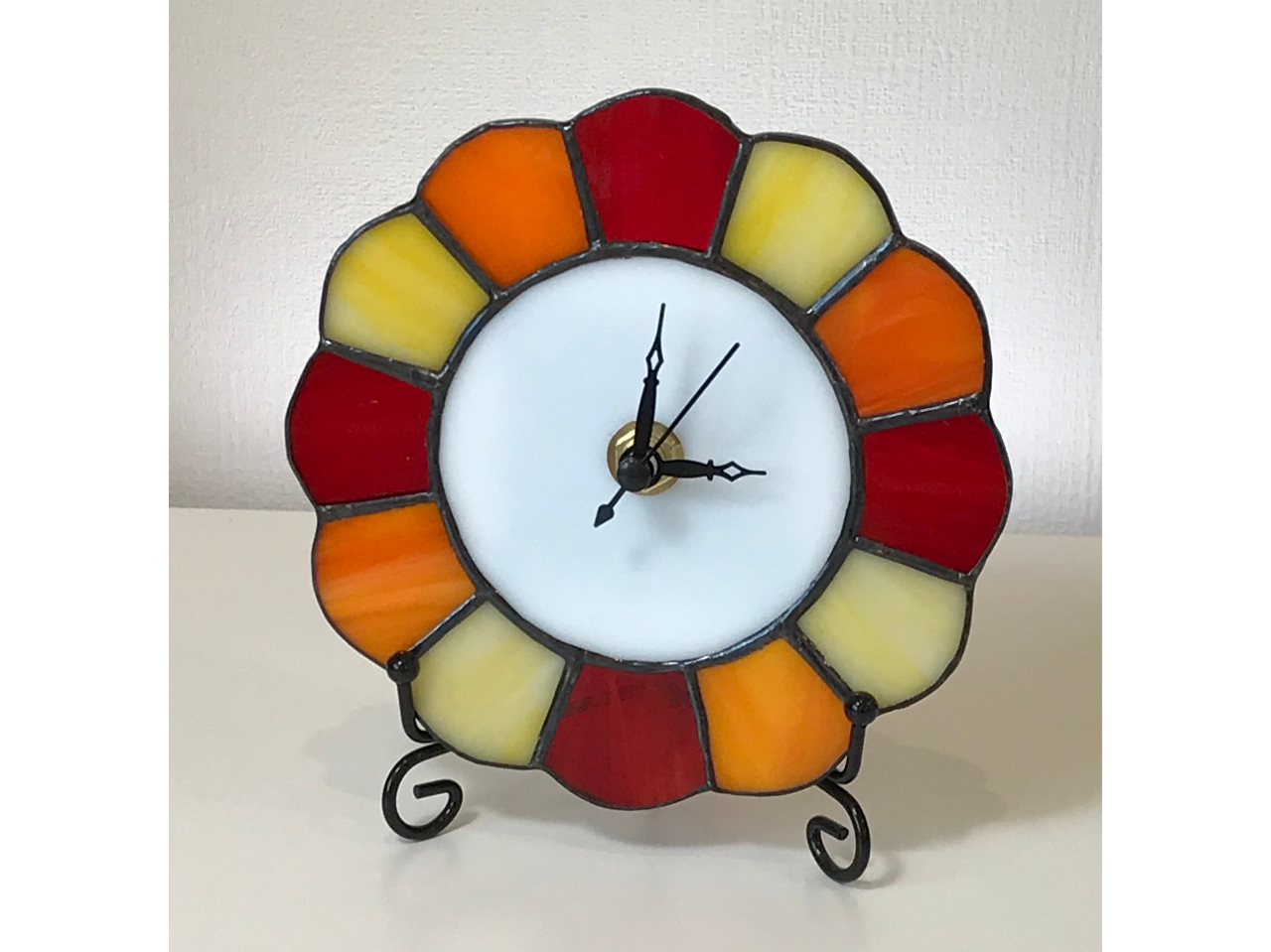 西宮市|【＊ステンドグラス制作体験＊】～『ミニ時計』制作コースで