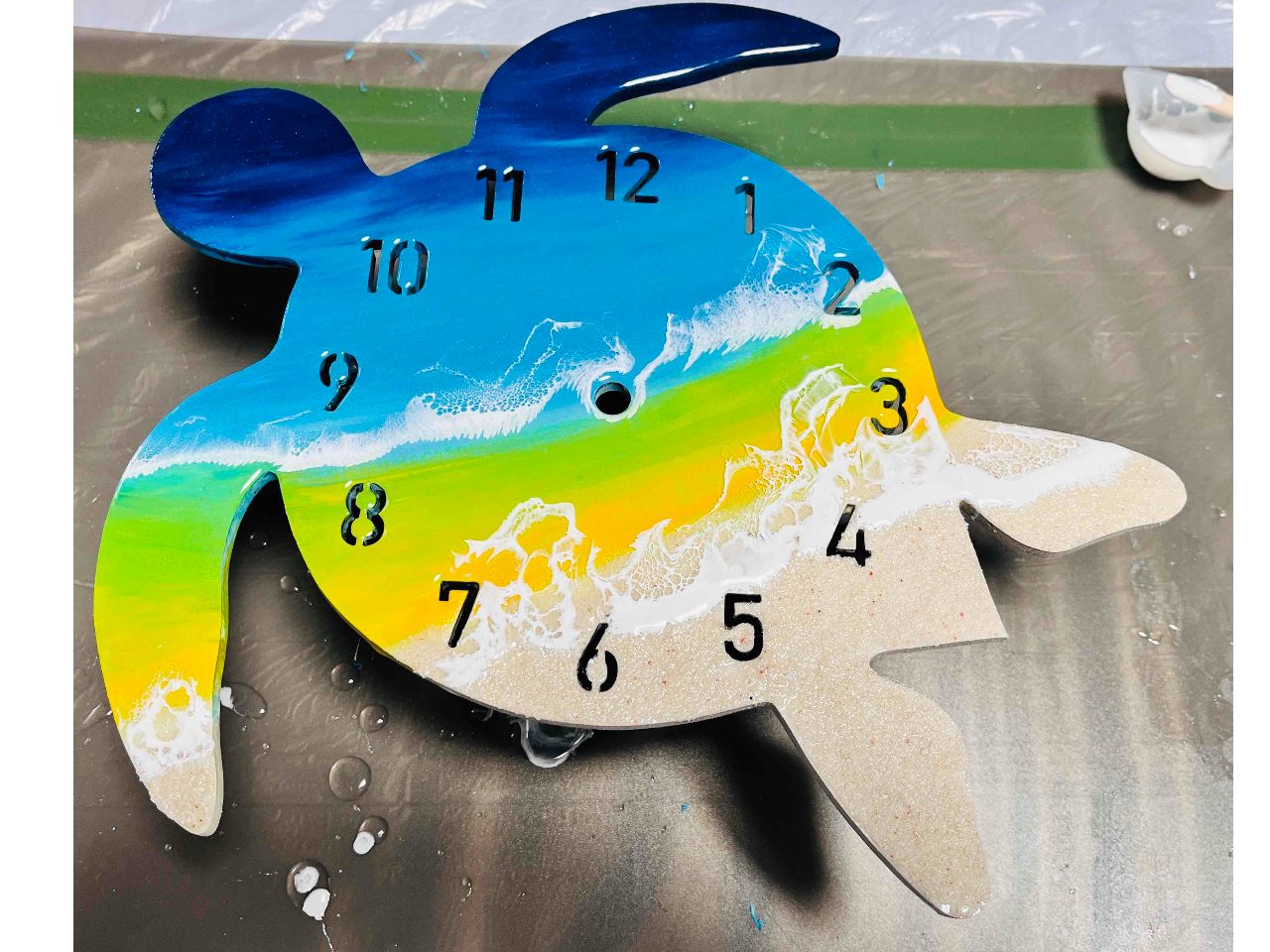 沖縄で人気上昇中！レジンアート体験】NEW！ご要望の多かった海色の