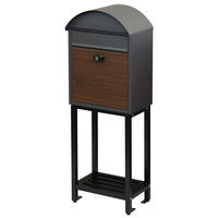 グリーンライフ GREEN LIFE ポストスタンド リーフタイプ 幅490×奥行