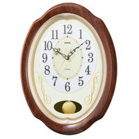 ノア精密 MAG 電波振子掛時計 我が家の演奏会 ブラウン W-788 BR-Z 1個