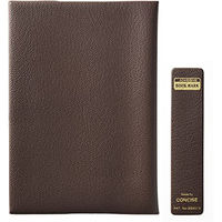 TTC 皮革調ブックカバーNo.3 新書判サイズ 紺 323365 1個（直送品