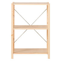 無印良品 パイン材ユニットシェルフ奥行25cmタイプ 86cm幅 中 幅86