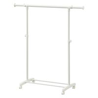 パール金属 軽くて丈夫なアルミ製ハンガーラック シルバー N-7592 1個