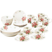 山加商店 ローラアシュレイ バンチェッドロージズ 24ピースセット 23