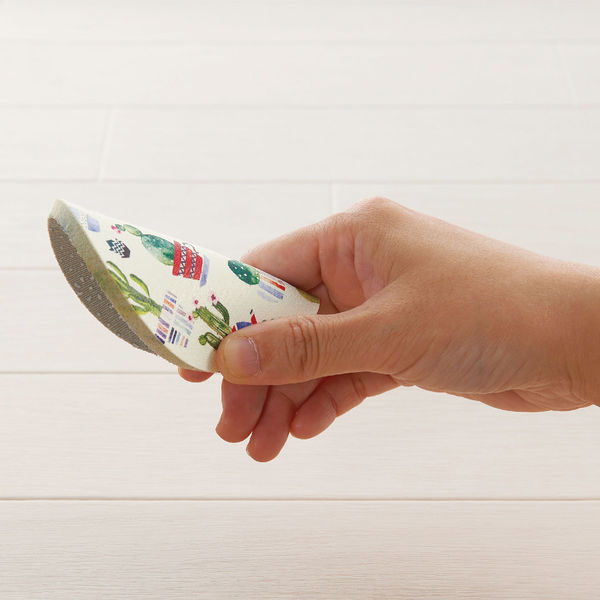 センコー SDS サボコースター 珪藻土コースター 4枚入り 直径約9cm