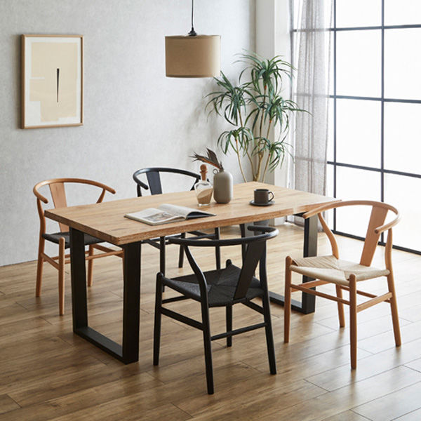 軒先渡し】後藤家具物産 ダイニングチェア ナチュラル＆ブラック DC