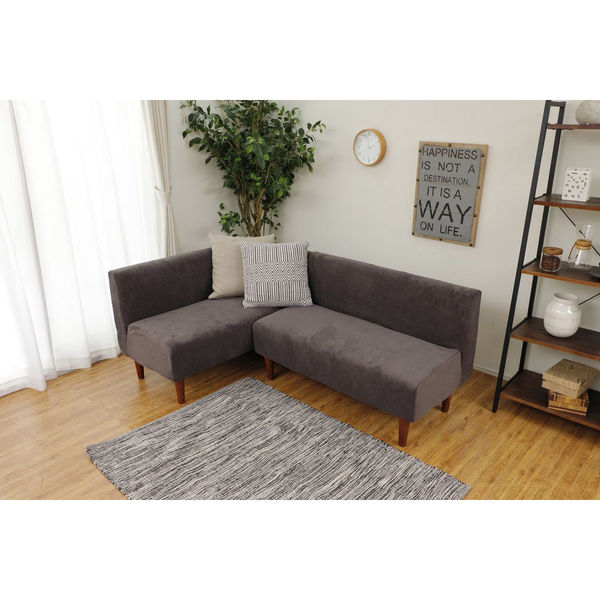 セルタン ダイニングソファ 2人掛 コーディロイ 幅1100mm