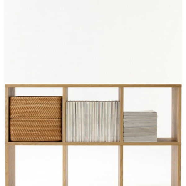 無印良品 スタッキングシェルフ 追加3段 オーク材 幅40×奥行28.5×高さ