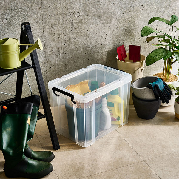 フタ式収納】 天馬 ロックス 660-2L クリア 幅44.0×奥行66.0×高さ39.8