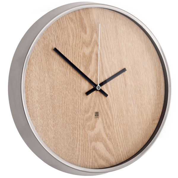umbra（アンブラ） マデラ ウォールクロック ニッケル 掛け時計