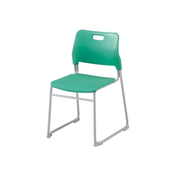 オカムラ 普通教室スカラーライトチェア・固定3号 ファイングリーン