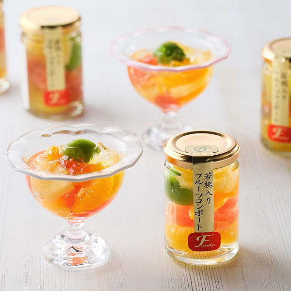 ふみこ農園 若桃入りフルーツコンポート[6本] FMK-CM6 1箱（直送品